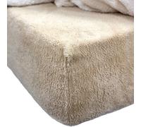 OHS Teddy Fleece Fitted Bed Sheet Soft Thermal Warm