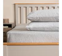 OHS Teddy Fleece Pillowcase Cover Bedding Set 2 X Thermal, 50 X 75Cm - Grey