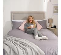 OHS Teddy Fleece V Shaped Pillow Support Pregnancy Orthopaedic Cushion