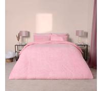 OHS Thermal Soft Teddy Fleece Duvet Cover Bedding Set in Baby Pink | Size: Single OHS Baby Pink Single