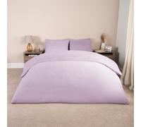 OHS Thermal Soft Teddy Fleece Duvet Cover Bedding Set in Lilac | Size: Single OHS Lilac Single