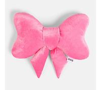 OHS Throw Pillow Bow Shaped Velvet Novelty Scatter Cushion for Sofa Couch Bedroom Back Support Cushion Decorative Cute Room Decor Plush Pillow, Pink - 45 x 33cm