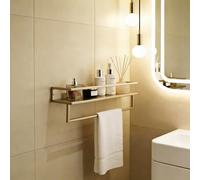 Ohs Towel Rail Bathroom Shelf Space Saving Storage Unit Wall Mounted Modern Home