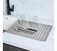 OHS TPR Drying Mat Kitchen Sink Countertop Draining Pad in Grey OHS Grey