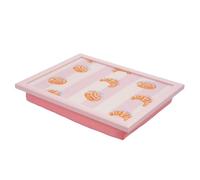 OHS Trays for Eating on Lap Croissant Bow Cushioned Lap tray, Pink/White