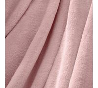 Ohs Ultra Soft Blanket Throw Warm Flannel Fleece - Blush, 150 X 200 Cm