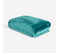 OHS Ultra Soft Flannel Fleece Throw Blanket in Teal | Size: 150 cm × 200 cm OHS Teal 150 cm × 200 cm