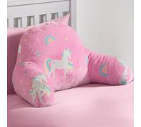 Unicorn Reading Pillow Cushion Fleece Backrest Neck Lumbar Chair Support Seat OHS Pink One Size