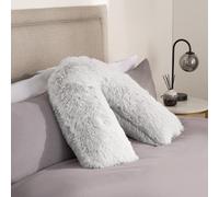 OHS V Shape Pillow Cushion Shaggy Neck Shoulder Support