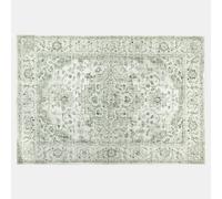 Ohs Vintage Print Washable Rug Non Slip Floor Carpet Mat Runners, Green - 160 X 230Cm