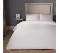 OHS Waffle Duvet Cover Bedding Set Pillowcase Quilt Soft Hotel in White | Size: Single OHS White Single