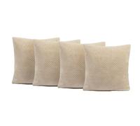 OHS Waffle Fleece 4 X Cushion Covers Soft