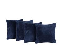 OHS Waffle Fleece 4 X Cushion Covers Soft