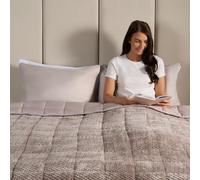 OHS Waffle Fleece Soft Warm Weighted Blanket - 8kg in Natural | Size: 150 cm x 200 cm OHS Natural 150 cm x 200 cm