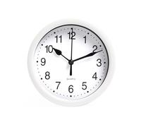 OHS Wall Clock, Small Round Clocks for Kitchen Living Room Office Bedroom, Round Clock Modern Home Decorative Large Numbers Easy To Read, White