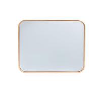 OHS Wall Mirror Bathroom Mirror Vanity Mirror Full, Gold - 40 x 50cm | Gold Frame Wall Mirror Glass & Metal 40 x 50cm Hallway Bedroom Living Room