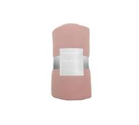 OHS Warm Printed Soft Sofa Bed Travel Fleece Throw Blanket in Baby Pink | Size: 120 cm x 150 cm OHS Baby Pink 120 cm x 150 cm