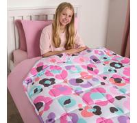 OHS Weighted Blanket Leopard Anxiety Stress Relief Sleep Soft Throw in Pink OHS Pink