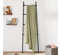 Dreamscene Wholesale 10 x Plain Fleece Blanket Soft Warm Bulk Throw Over Joblot, Sage Green - 120 x 150cm