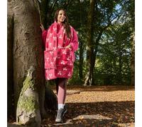 OHS Women's Bows Pocket Scarf Sherpa Lined Hand Warmer in Bright Pink OHS Bright Pink One Size