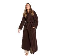 OHS Womens Dressing Gowns, Super Soft Warm Full Length Dressing Gowns Gifts for Women Winter Christmas Ladies - Cream, Hot Pink, Natural