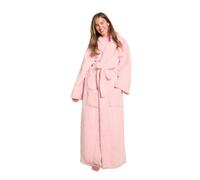 OHS Womens Dressing Gowns, Super Soft Warm Full Length Dressing Gowns Gifts for Women Winter Christmas Ladies - Cream, Hot Pink, Natural