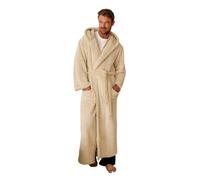 OHS Womens Dressing Gowns, Valentines Gifts for Her Super Soft Luxury Warm Full Length Dressing Gowns Oversized Extra Comfy - One Size, Teddy Marl