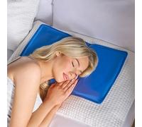 OHS Women's Gel Cooling Pad Body Heat Relief Pillow Mat in Blue OHS Blue