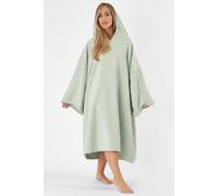 OHS Women's Poncho Oversized Hooded Towel Bath Beach Robe in Light Green OHS Light Green One Size