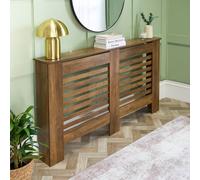 OHS Wood Effect Radiator Cover Sideboard Shelf in Walnut | Size: Large OHS Walnut Large