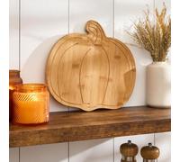 OHS Wooden Chopping Boards Pumpkin Bamboo Chopping Board Halloween Decorations Charcuterie Boards Serving Board for Cheese Snacks Food Prep Chopping Meat Vegetables Bread