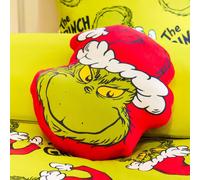 OHS Xmas Grinch Scatter Cushion Decorative Pillow in Green OHS Green