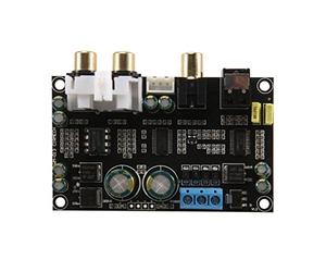 Ohsilv 1 PCS CS8416 CS4398 Digital Interface Decoder Board 24Bit SPDIF Coaxial Optical Fiber to AUX for Amplifier TV