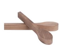 Ohsilv 2 Pack Wood Carving Spoon Blank Walnut Unfinished Wooden Craft Whittling Kit for Beginner Kids