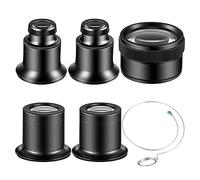Ohsilv Jeweler Watch Magnifier Tool 5X 10X 15X 20X 30X Portable Monocular Magnifying Glass Loupe Lens for Eye Magnifier Lens