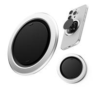OhSnap 4 Luxe Phone Grip - Thin Magnetic and Adhesive Ring Holder for MagSafe, Multi-Grip Positions Mount, Compatible with iPhone Wireless Charging