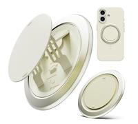 OhSnap 4 Luxe Phone Grip - Thin Magnetic and Adhesive Ring Holder for MagSafe, Multi-Grip Positions Mount, Compatible with iPhone Wireless Charging