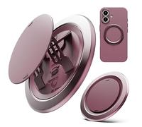 OhSnap 4 Luxe Phone Grip - Thin Magnetic and Adhesive Ring Holder for MagSafe, Multi-Grip Positions Mount, Compatible with iPhone Wireless Charging