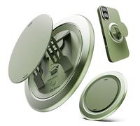 OhSnap 4 Luxe Phone Grip - Thin Magnetic and Adhesive Ring Holder for MagSafe, Multi-Grip Positions Mount, Compatible with iPhone Wireless Charging