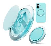 OhSnap 4 Luxe Phone Grip - Thin Magnetic and Adhesive Ring Holder for MagSafe, Multi-Grip Positions Mount, Compatible with iPhone Wireless Charging