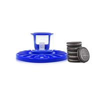 OHSO Ultimate Cookie Dunking Set - Oreo Cookie Dunker Glass, Cookie Plate Holds 18 Cookies, 4 Cookie Dipping Milk Levels, Holds Cookies At Desired Dipping Level, The Perfect Hands Free Dip Everytime!