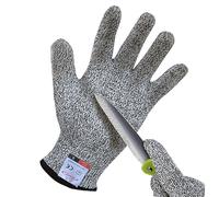ohsuni Cut Resistant Gloves, 1 Pair, Medium Grey, Cut Resistant, Food Grade, Kitchen, Oyster Shucking, Fish Fillet Processing, Wood Carving, Gardening