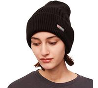 OhSunny Beanie Hats for Men Women Winter Warm Chunky Cable Knit Hats Skull Cap SLH2T032 Black