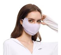 OhSunny Sun Protection Face Cover UPF 50+ Anti-UV Women Summer Mask Eye Protective Breathable Face Covering SLF5M043T Purple