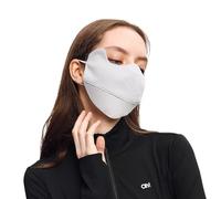 OhSunny Sun Protection Face Cover UPF 50+ Anti-UV Women Summer Mask Eye Protective Breathable Face Covering SLF5M043T Grey