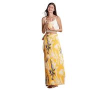 OhSunny Sun Protection Swimsuit Beach Cover Up UPF 50+ Dress Shawl Wrap Cooling Blanket Travel SLP6M099YT Yellow Printed
