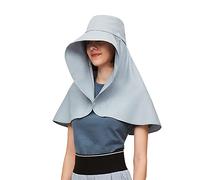 OhSunny Women Hiking Fishing Sun Hat Wide Brim Cap with Large Neck Flap UPF 50+ Sun Protection Hat SLH3M079 Grey