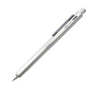 Ohto Aluminium Ballpoint Pen Needle Point GS01-S7 0.7 mm Soft Ink (Black) (Silver)