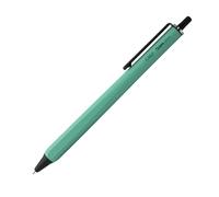 OHTO GS02 Roller Gel Pen, Retractable Needle Tip 0.5mm Fine Point, Mint Green Barrel, Ultra-Quick Drying Black Gel Ink Pen, All-Metal Hybrid Body, GS02-G5-MI