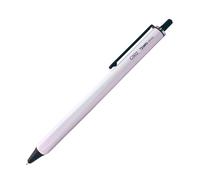OHTO GS02 Roller Gel Pen, Retractable Needle Tip 0.5mm Fine Point, Pearl White Barrel, Ultra-Quick Drying Black Gel Ink Pen, All-Metal Hybrid Body, GS02-G5-WT